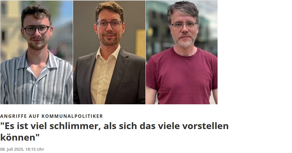 Screenshot MDR Artikel mit Andre Neumann, Luis Schäfer, Marcel Buhlmann